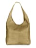Anna Morellini Leren schoudertas "Palladia" crème - (B)38 x (H)30 x (D)2 cm