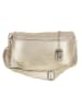 Anna Morellini Leder-Brustbeutel "Berenice" in Gold - (B)25 x (H)14 x (T)1 cm