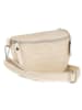 Anna Morellini Leder-Brustbeutel "Azzurra" in Beige - (B)21 x (H)13 x (T)6 cm