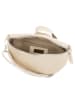 Anna Morellini Leder-Brustbeutel "Azzurra" in Beige - (B)21 x (H)13 x (T)6 cm