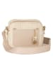 Anna Morellini Leren schoudertas "Ilaria" beige - (B)20 x (H)17 x (D)8 cm