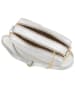 Anna Morellini Leren schoudertas "Pippa" zilverkleurig - (B)25 x (H)16 x (D)6 cm