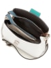 Anna Morellini Leder-Umhängetasche "Elianna"  in Creme/ Hellbraun - (B)22 x (H)19 x (T)10 cm