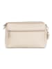 Anna Morellini Leren schoudertas "Idalia" beige - (B)24 x (H)16 x (D)9 cm