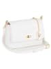 Anna Morellini Leren schoudertas "Matalia" wit - (B)22 x (H)17 x (D)9 cm