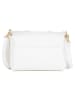 Anna Morellini Leren schoudertas "Matalia" wit - (B)22 x (H)17 x (D)9 cm