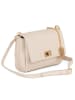 Anna Morellini Leder-Umhängetasche "Matalia" in Beige - (B)22 x (H)17 x (T)9 cm