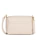 Anna Morellini Leder-Umhängetasche "Matalia" in Beige - (B)22 x (H)17 x (T)9 cm