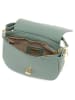 Anna Morellini Leder-Umhängetasche "Iseppa" in Grün - (B)24 x (H)21 x (T)9 cm