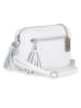 Anna Morellini Leren schoudertas "Micola" wit - (B)20 x (H)16 x (D)8 cm