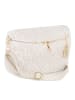 Anna Morellini Leder-Brustbeutel "Rialta" in Creme - (B)27 x (H)19 x (T)8 cm