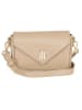 Anna Morellini Leren schoudertas "Terina" beige - (B)22 x (H)16 x (D)6,5 cm