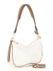 Anna Morellini Leder-Schultertasche "Pupetta" in Creme - (B)30 x (H)20 x (T)12 cm