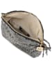 Anna Morellini Leren schoudertas "Malvina" grijs - (B)22 x (H)18 x (D)2 cm
