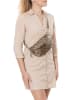 Anna Morellini Leder-Brustbeutel "Nunziatina" in Hellbraun/ Beige - (B)25 x (H)14 x (T)1 cm