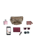 Anna Morellini Leder-Brustbeutel "Nunziatina" in Hellbraun/ Beige - (B)25 x (H)14 x (T)1 cm