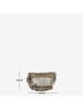 Anna Morellini Leder-Brustbeutel "Nunziatina" in Hellbraun/ Beige - (B)25 x (H)14 x (T)1 cm