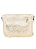Anna Morellini Leren schoudertas "Riccarda" goudkleurig - (B)22 x (H)18 x (D)2 cm