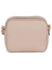 Anna Morellini Leder-Umhängetasche "Aldina" in Beige - (B)22 x (H)18 x (T)11 cm