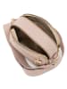 Anna Morellini Leren schoudertas "Aldina" beige - (B)22 x (H)18 x (D)11 cm