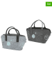 GILDE 2-delige set: opbergtassen "Universe" grijs - (B)40 x (H)26 x (D)25 cm