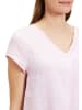 CARTOON Leinen-Bluse in Rosa