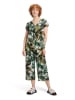 CARTOON Linnen blouse lichtgroen/wit