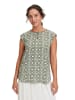 CARTOON Bluse in Weiß/ Khaki