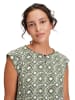 CARTOON Bluse in Weiß/ Khaki