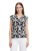 CARTOON Bluse in Weiß/ Schwarz