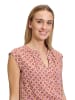 CARTOON Bluse in Weiß/ Pink