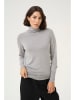 Kaffe Rollkragenpullover "Regina" in Grau
