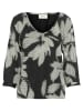 Cream Bluse in Schwarz/ Creme