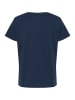 Cream Shirt "Elvire" donkerblauw