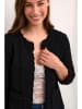 Cream Vest "Mellie" zwart