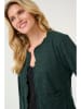 Cream Cardigan "Mellie" in Dunkelgrün