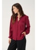 Cream Bluse "Luna" in Bordeaux