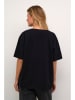 Cream Shirt "Ginny" zwart