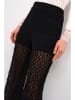Cream Hose "Tamara" in Schwarz