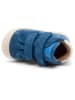bisgaard Leren loopleerschoenen blauw/wit
