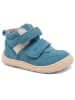 bisgaard Leder-Lauflernschuhe in Blau/ Creme