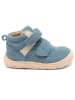 bisgaard Leder-Lauflernschuhe in Blau/ Creme