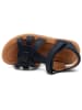 bisgaard Leder-Sandalen in Dunkelblau