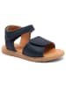 bisgaard Leder-Sandalen in Dunkelblau