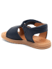 bisgaard Leder-Sandalen in Dunkelblau