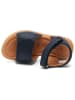 bisgaard Leder-Sandalen in Dunkelblau