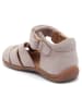 bisgaard Leder-Halbsandalen in Rosé