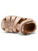 bisgaard Leder-Halbsandalen in Gold
