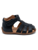bisgaard Leder-Halbsandalen in Dunkelblau