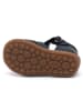 bisgaard Leren enkelsandalen donkerblauw